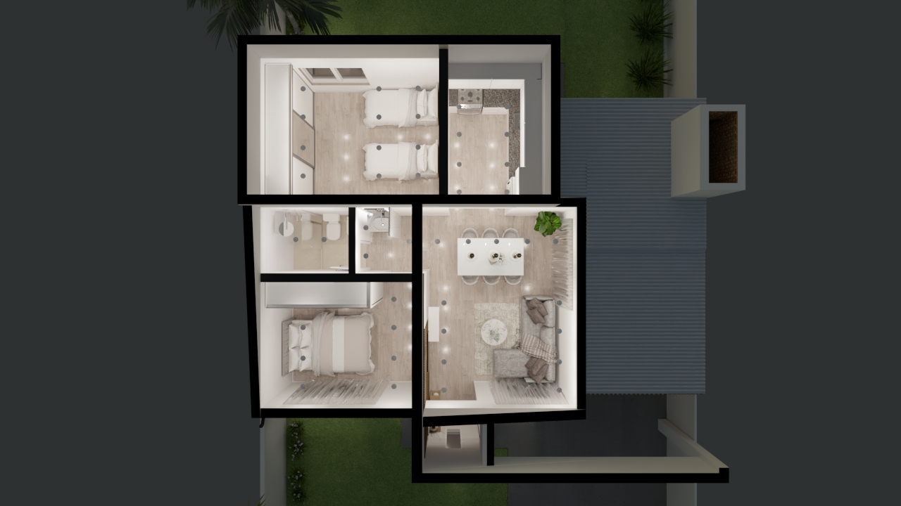 Casa Pampa dormitorio